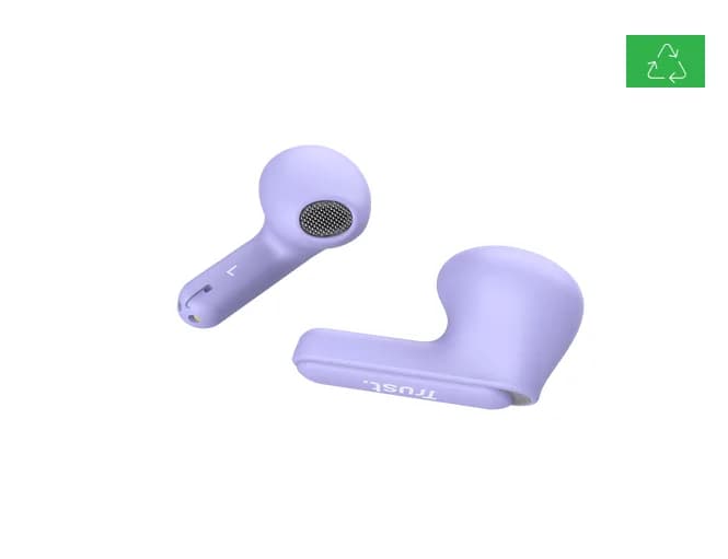 Casti In-ear Trust Yavi, Wireless, Violet — miniatură