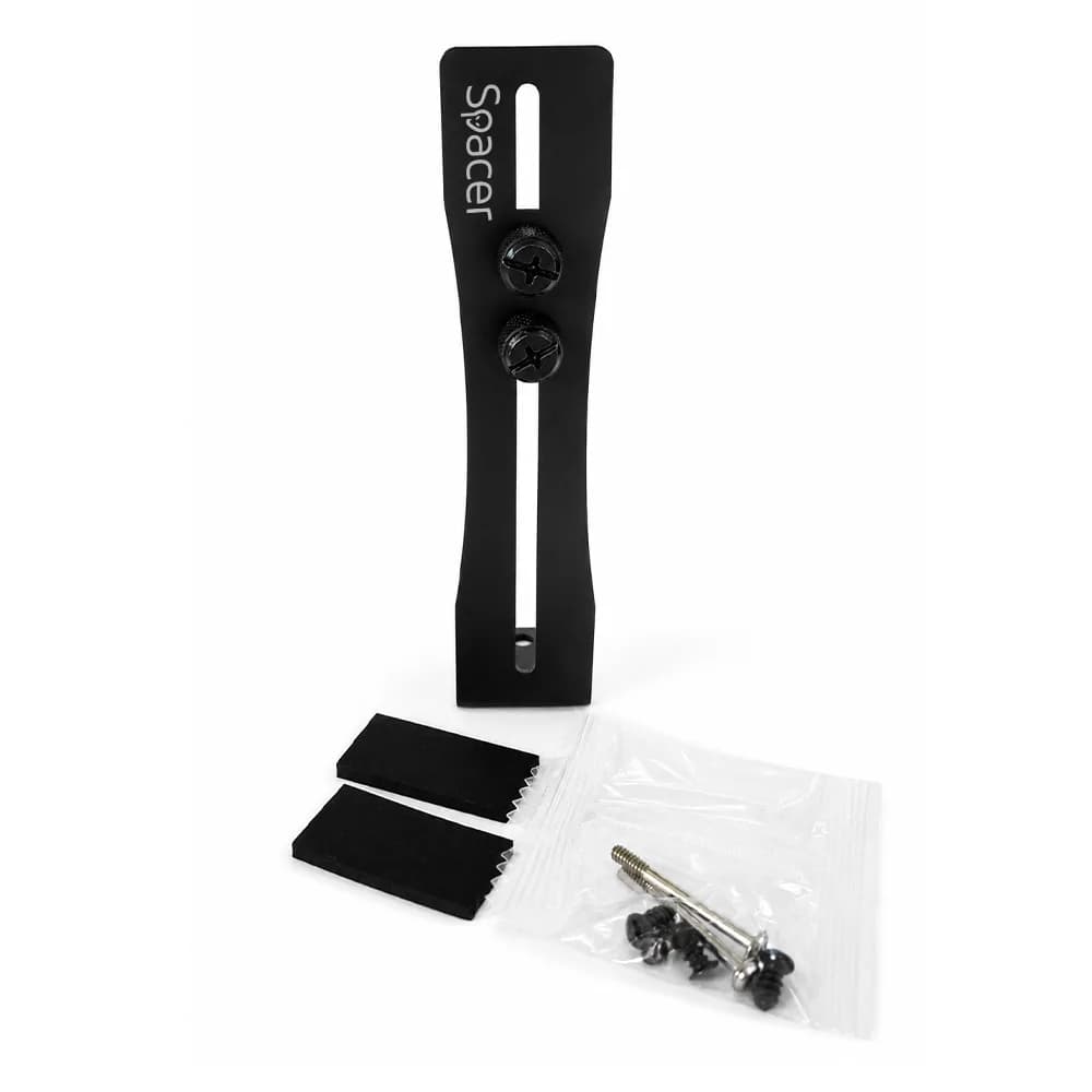 Suport pentru placa video Spacer 12cm, reglarea inaltimii intre 0.6-12.5 cm, fonta rafinata, "SPVS-BK-01" — miniatură