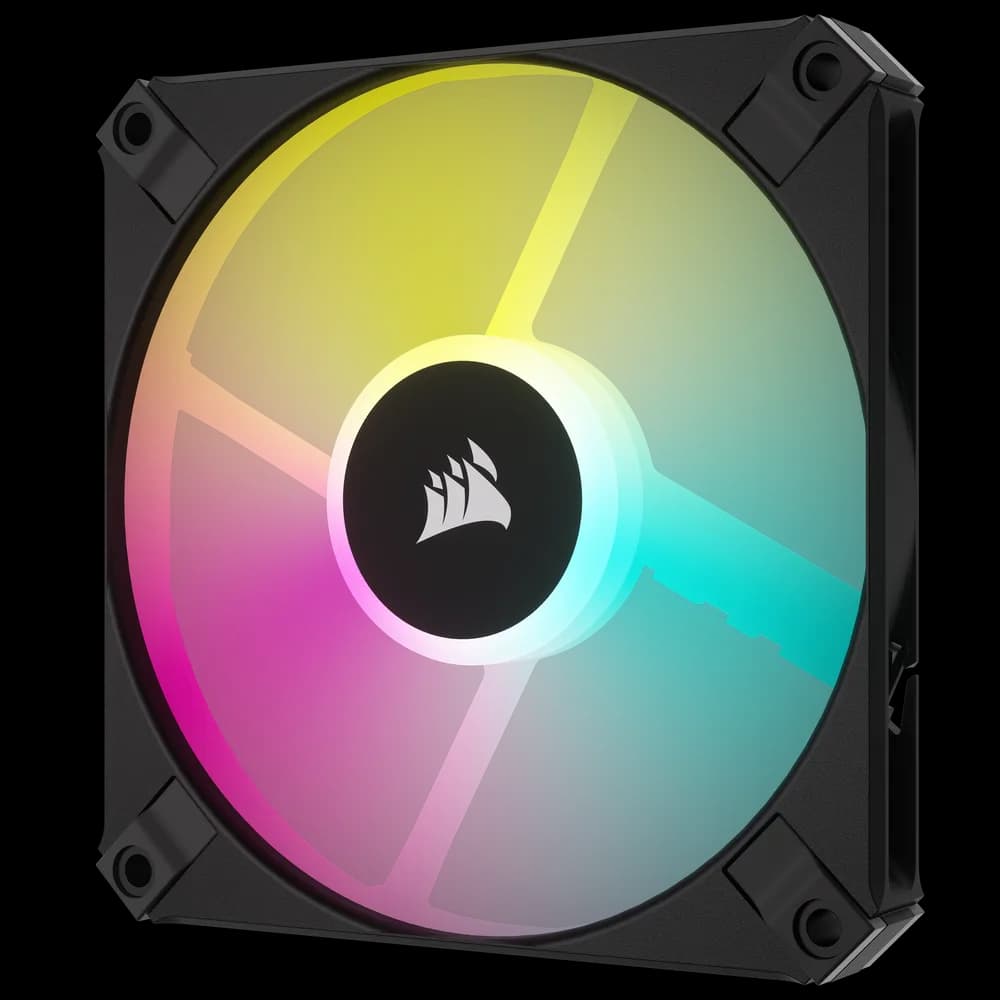 VENTILATOR Corsair, 120 mm 2000 rpm, LED RGB, "CO-9050163-WW" — miniatură