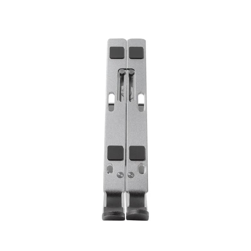SUPORT de birou LOGILINK pt. notebook, 7 pozitii, suporta dimensiuni 10-16", pliabil, aluminiu, suport antiderapant, argintiu, "AA0134" — miniatură