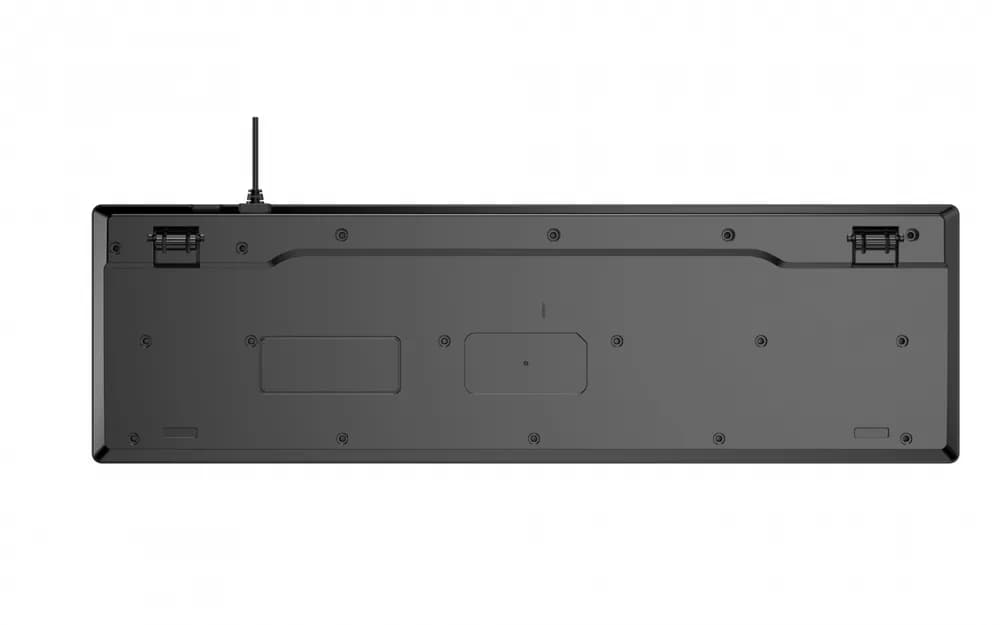 Tastatura Serioux cu fir, interfata USB, 104 taste, material ABS, US Layout, lungime cablu 1.5m PVC, dimensiuni 429*128*20mm; 416g, negru — miniatură