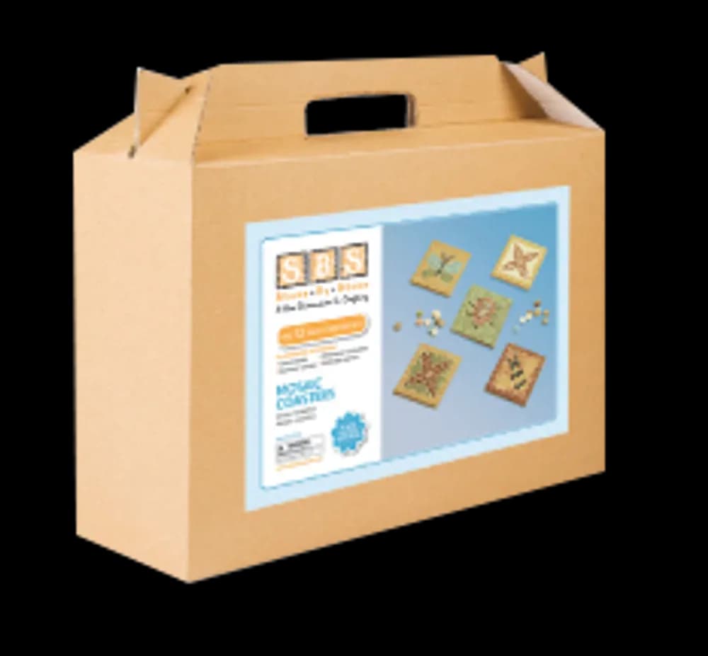 Kit Creativ 24 buc – Suporturi de Pahare din Mozaic — miniatură