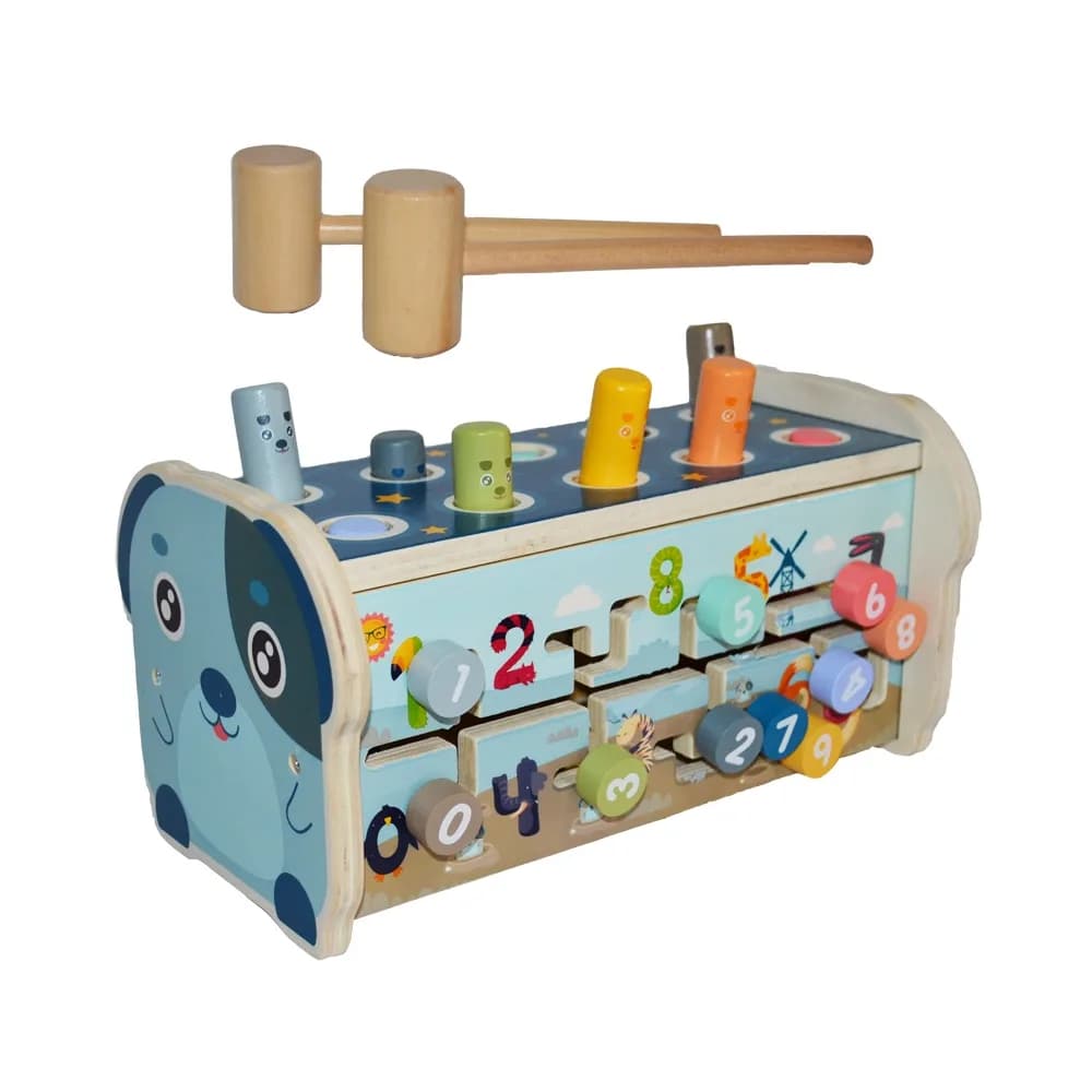 Jucarie 2 in 1, din lemn — miniatură
