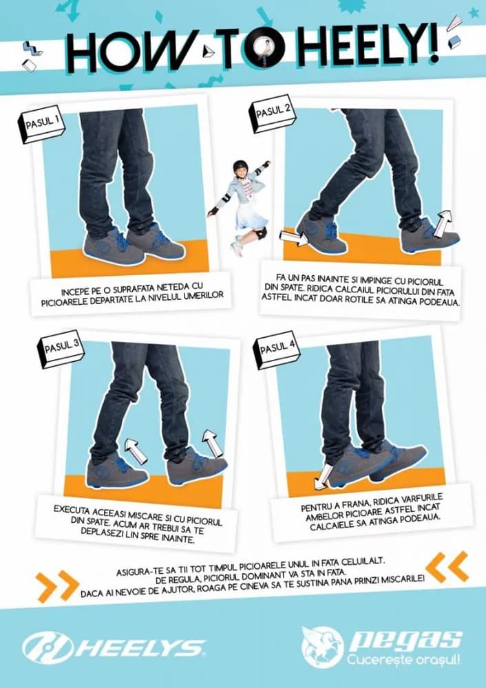 ROLE HEELYS FLOW 40.5 ALBASTRU NEGRU LIME — miniatură