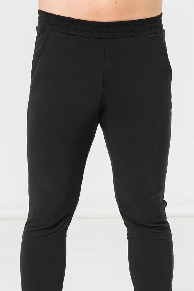 PANTALON COTON CASUAL BARBATI BLACK-XL — miniatură