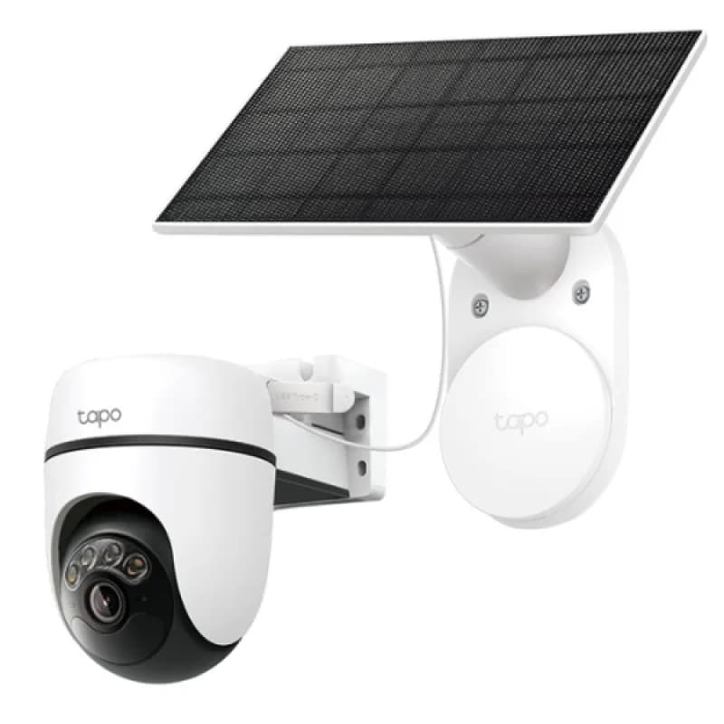 Solar Cam 2K Pan/Tilt (2-Cam Kit) HB112, 1/2.8" CMOS Sensor, 2× 850nm IR LED, 2× LED(Color Temperature: 3000K), Pan Mechanical Range: 340° (360° Pan Coverage), Tilt Mechanical Range: 90° (130° Tilt Coverage)