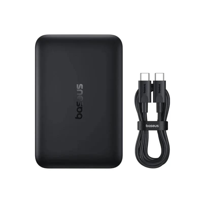 POWER BANK Baseus EnerFill FM11 Mini Magnetic Wireless, capacitate 10000mAh 22.5W, 1 x USB Type-C, negru "P1008210E123-00" - 6932172690434 — miniatură
