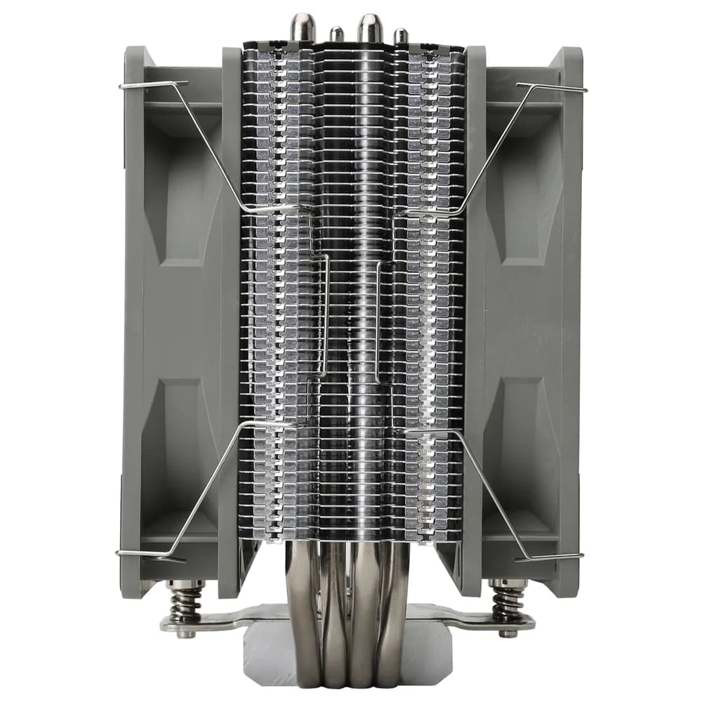 COOLER Thermalright "Assassin Spirit 120 Plus" skt. Intel si AMD, racire cu aer, vent. 2x120mm, 1500 rpm, 4 heatpipe, inaltime 154mm, fara LED, negru, argintiu,"Assassin Spirit 120 V2 PLUS" — miniatură