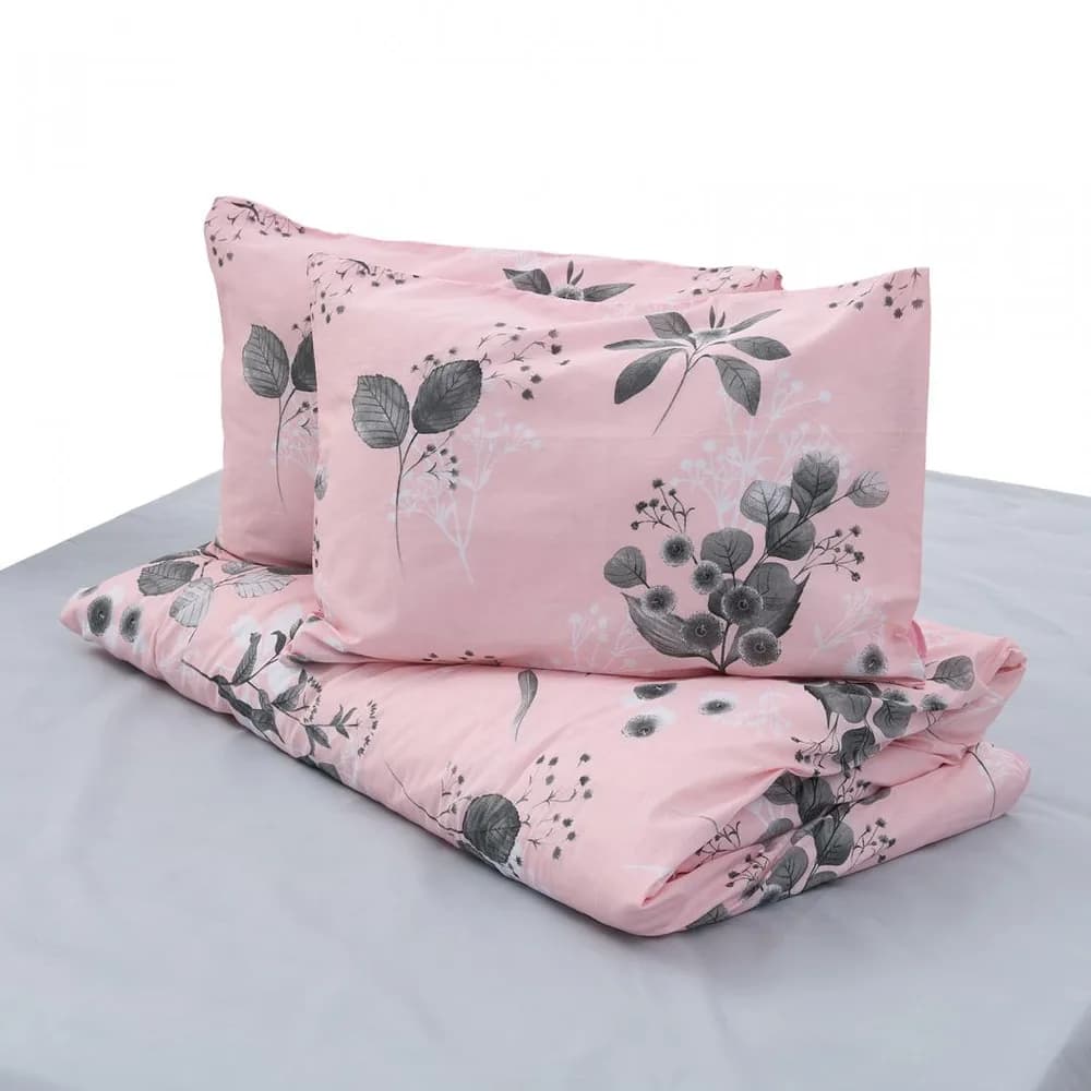 Lenjerie Dubla BBC 4 piese, 132TC - Rose — miniatură