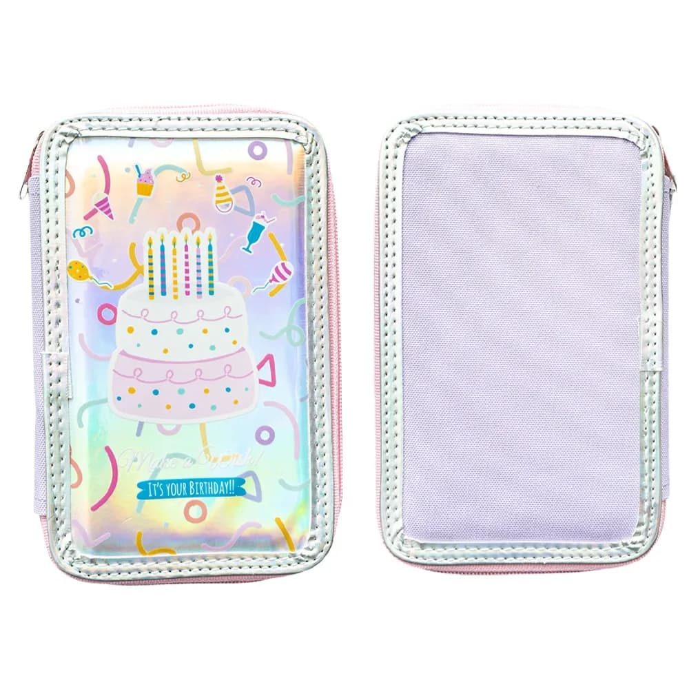 Penar 3 fermoare, FANCY UNICORN, 19.5x12x6.5 cm - S-COOL — miniatură