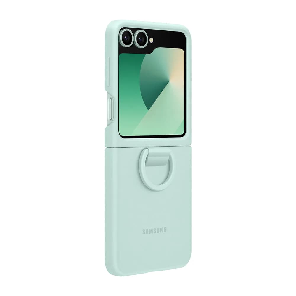 Capac protectie spate Silicone Case Galaxy Z Flip 6 Verde Mint "EF-PF741TMEGWW" — miniatură