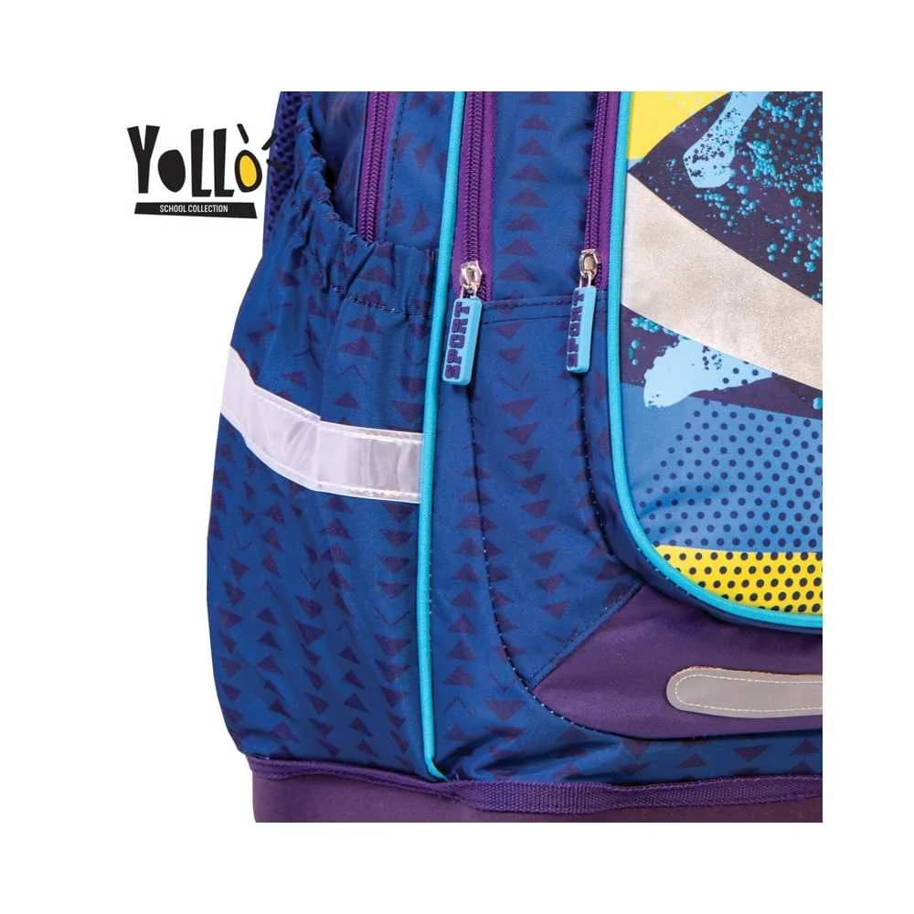 Ghiozdan anatomic, 38 cm, SPORT - YOLLO — miniatură