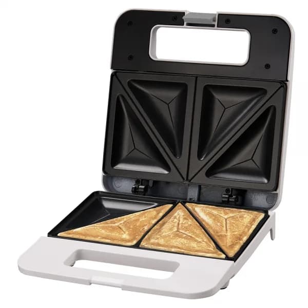 Prajitor de paine tip Sandwich maker Esperanza Parmigiano EKT010W 1000W Alb "EKT010W" — miniatură