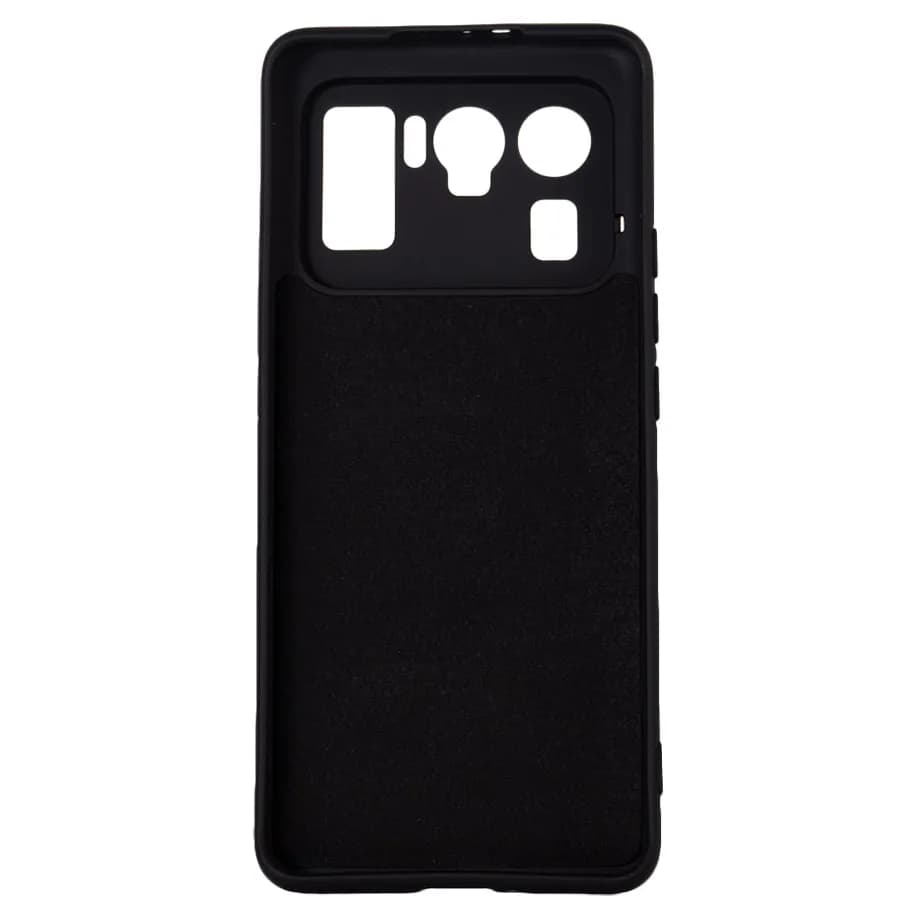 Husa Xiaomi Mi 11 Ultra 5G Spacer, negru, grosime 2mm, material flexibil silicon + interior cu microfibra "SPPC-XI-MI-11U5G-SLK" — miniatură
