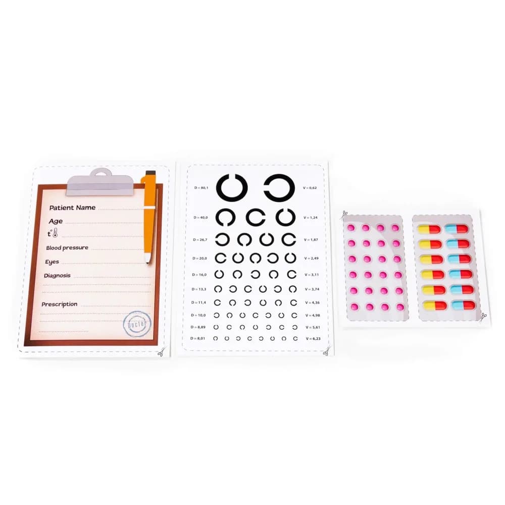 Set doctor in gentuta, 15 piese, 21.1x17.5x15.5 cm, Polesie — miniatură