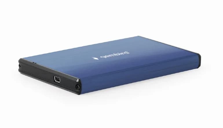 RACK extern GEMBIRD, pt HDD, 2.5 inch, S-ATA, interfata PC USB 3.0, aluminiu, albastru, "EE2-U3S-3-DB"