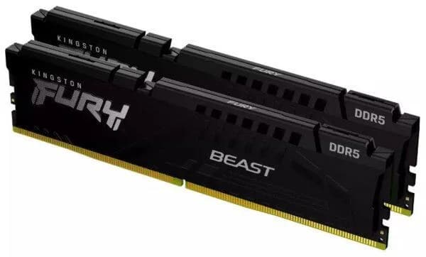 Memorie RAM Kingston FURY Beast, 32GB DDR5, 6000MHz, CL36