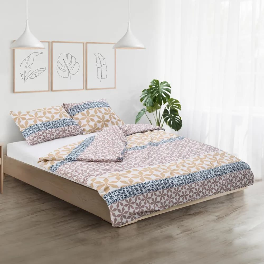 Lenjerie dubla 100% bumbac,4 piese, Milo — miniatură