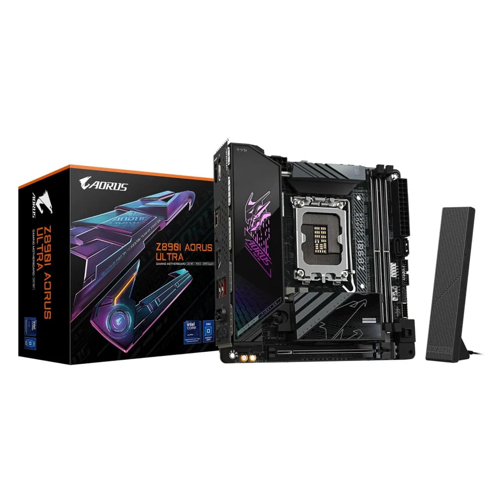 Placa de baza Gigabyte Z890I AORUS ULTRA, Socket 1851, DDR5, Mini-ITX