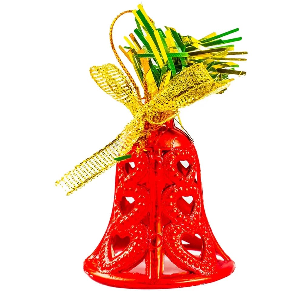 Globuri pom Craciun, Rosii, 46 buc/set — miniatură