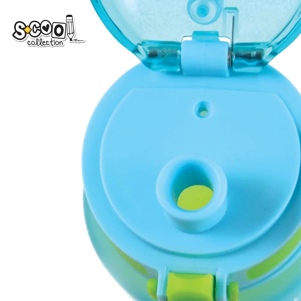 Sticla apa 700 ml, MOTIVATIONALA, PLASTIC, GREEN GRADIENT, 25.10x6.9CM- S-COOL — miniatură