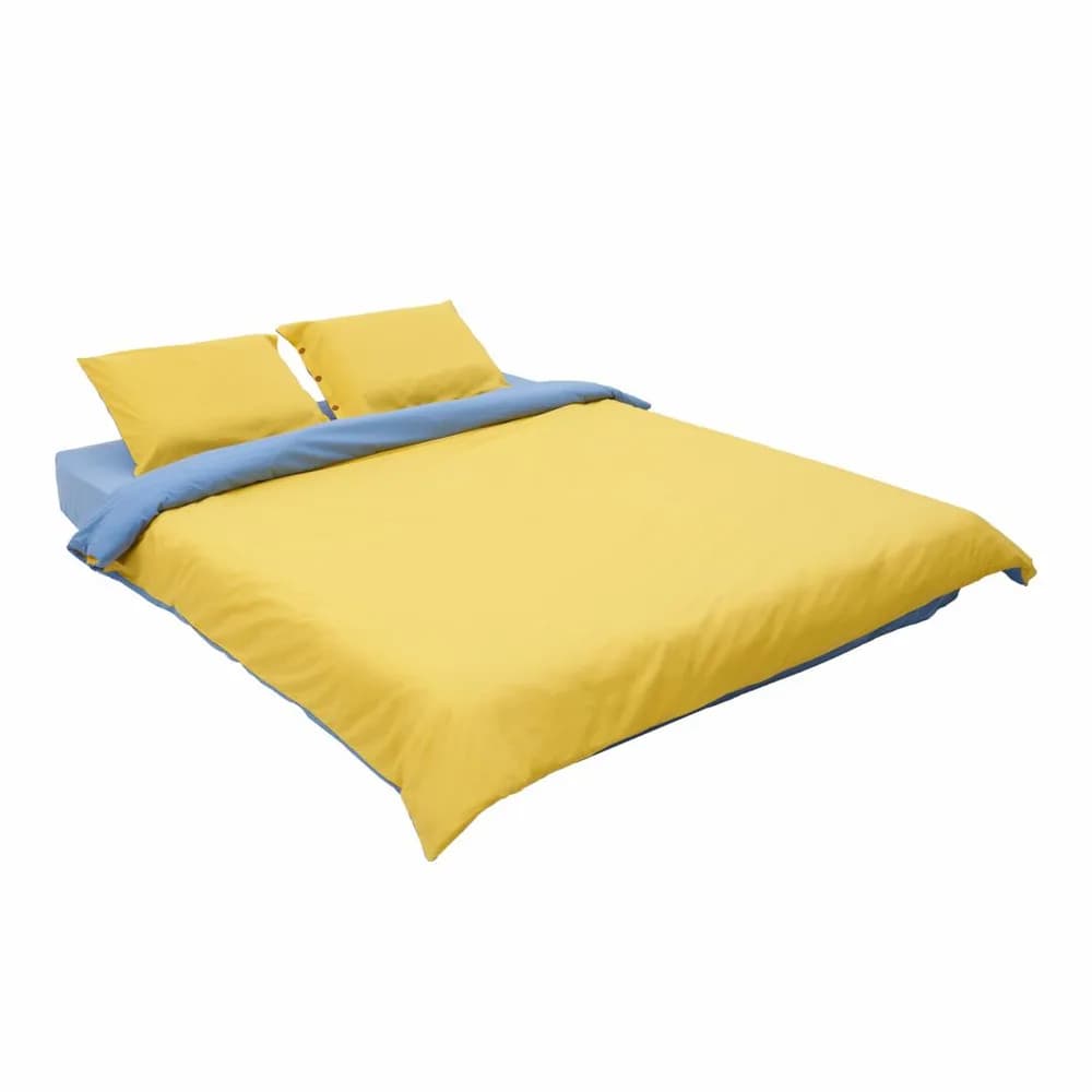 SET DE PAT DUBLU BBC YELLOW/BLUE — miniatură