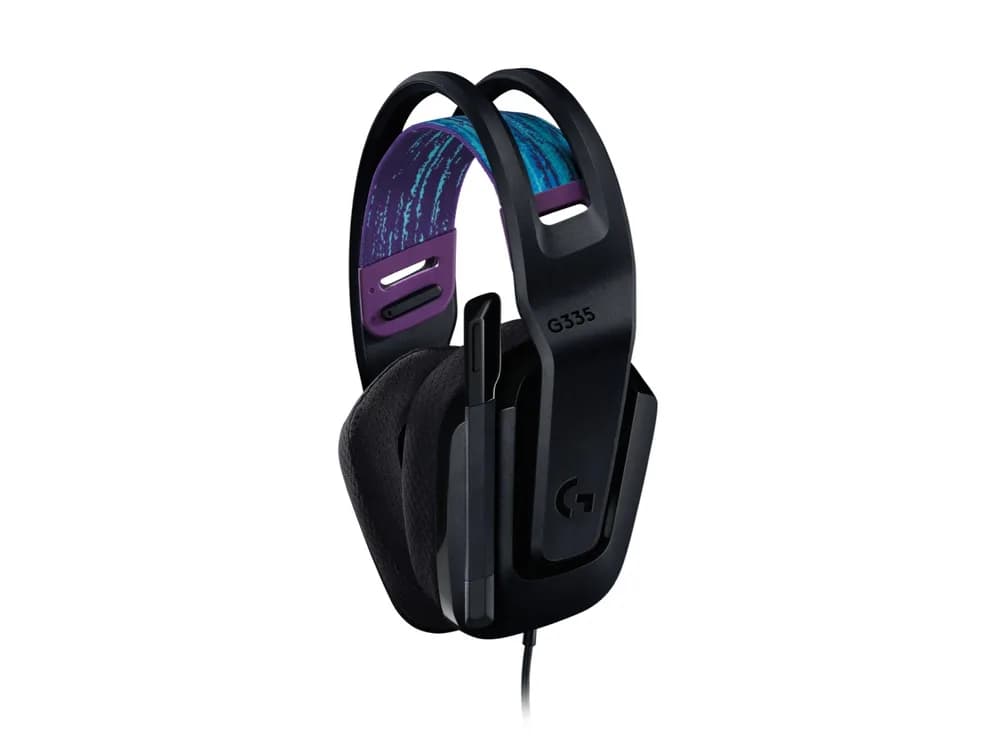 LOGITECH G335 Wired Gaming Headset - BLACK - 3.5 MM - EMEA - 914, "981-000978" — miniatură
