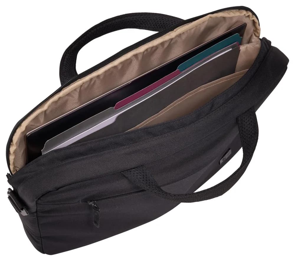 GEANTA CASE LOGIC Invigo, pt. notebook de max. 14 iinch, 1 compartiment, buzunar frontal, waterproof, poliester, negru,3205102 "INVIA114 BLACK" — miniatură