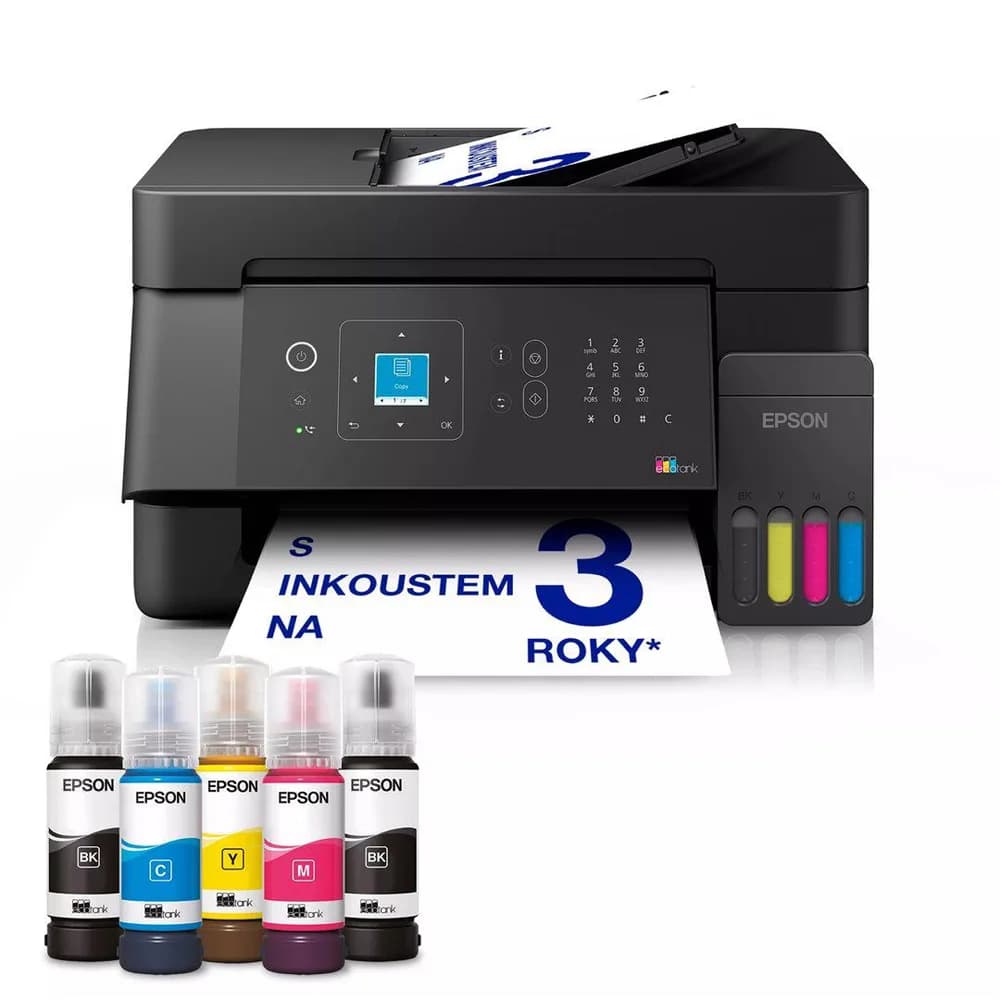 Multifunctional inkjet EPSON EcoTank L5390, CISS, format A4, Color, Wi-Fi
