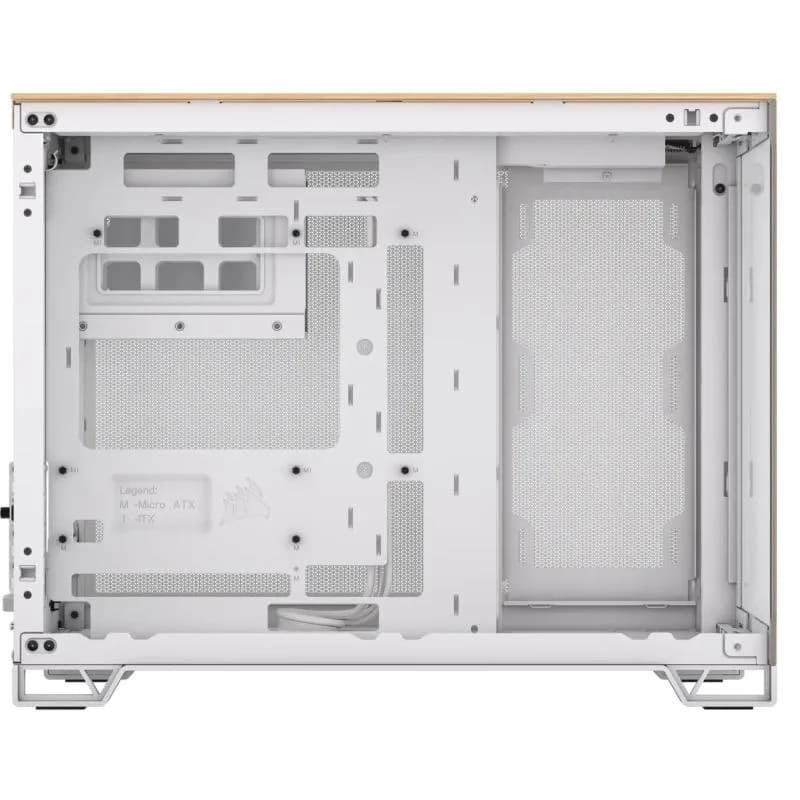 Carcasa CORSAIR 2500X, RGB, Mid Tower, White — miniatură