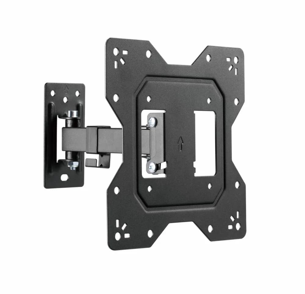 Suport TV de perete Serioux, TV68-221, compatibilitate dimensiune ecran: 23"-43", compatibilitate VESA:100x100, 100x200, 200x100, 200x200, greutate maximă suportata: 30kg, distanta fata de perete: 56~204mm, inclinare: ＋5°～-8°, pivotare: +90°~-90° — miniatură