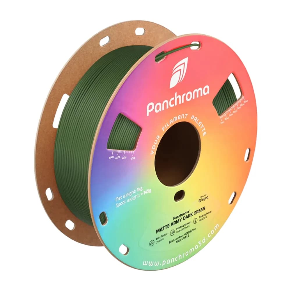 Filament Polymaker Panchroma PLA Matte Army (CA04009) — miniatură