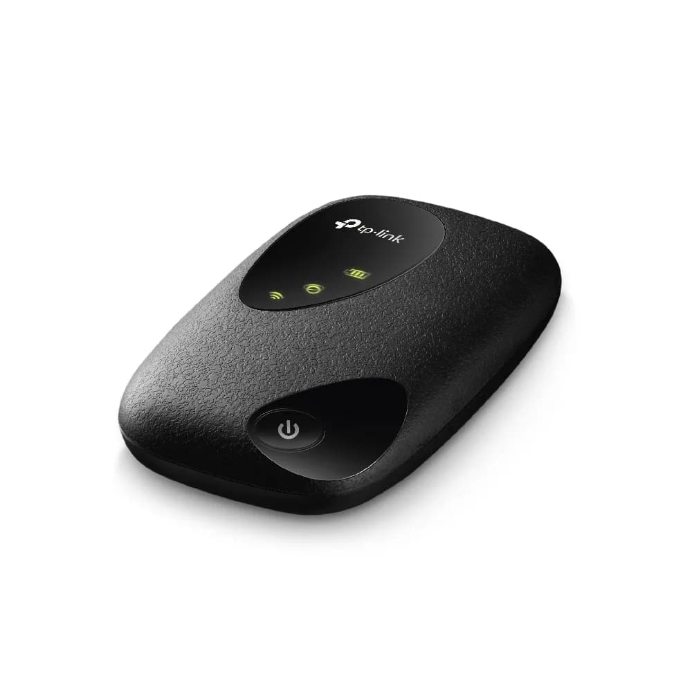 ROUTER TP-LINK wireless. portabil, 4G Mobile Wi-Fi, 300Mbps, Internal LTE Modem, SIM card slot, LED screen display, rechargeable battery "M7000" — miniatură