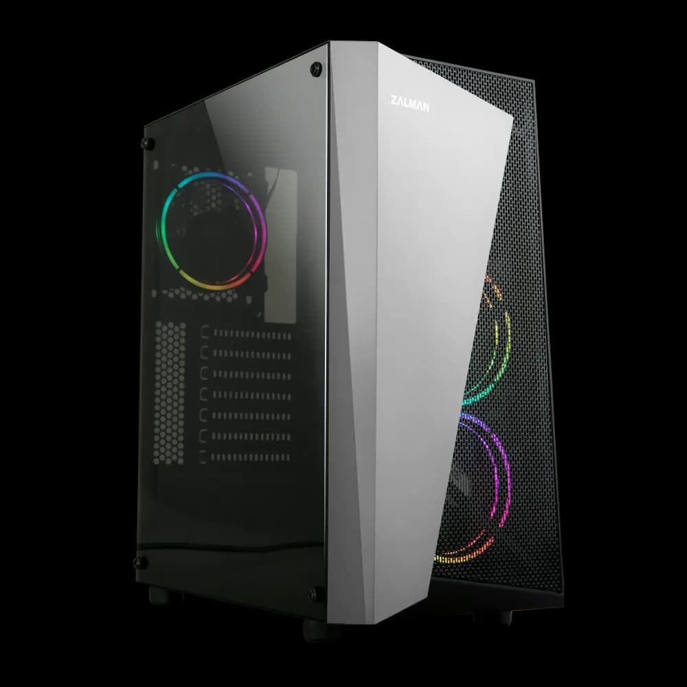 CARCASA Zalman "S4 Plus", middle tower, gaming, fara sursa, suporta 8xfan, 3xfan inclus, USB 3.1 gen1 x 1, USB 2.0 x 2, audio+mic, negru, "S4 Plus"