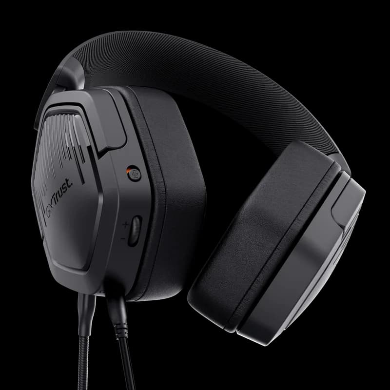 Casti Gaming Head-band Trust GXT492 Carus, Wired, Negru — miniatură