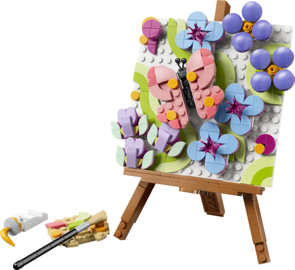 TABLOU DECORATIV CU ARTA FLORALA LEGO31390 — miniatură