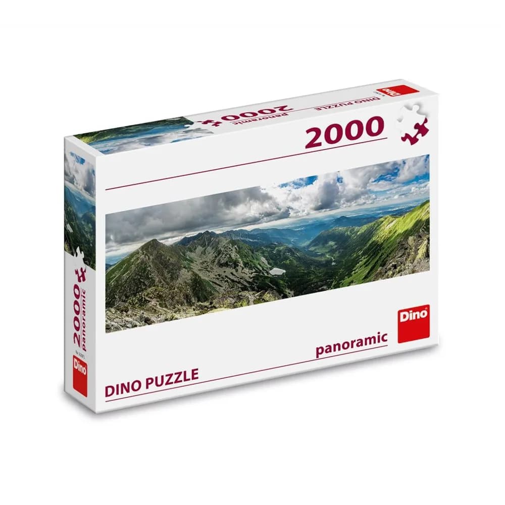 Puzzle 2000 piese, panoramic, Munti - DINO TOYS — miniatură