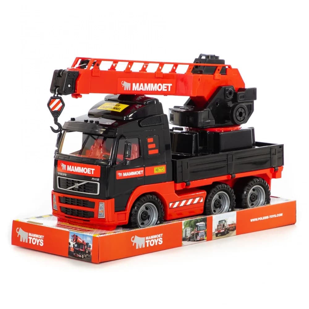 Camion cu macara - Mammoet, 49x19x31 cm, Polesie — miniatură