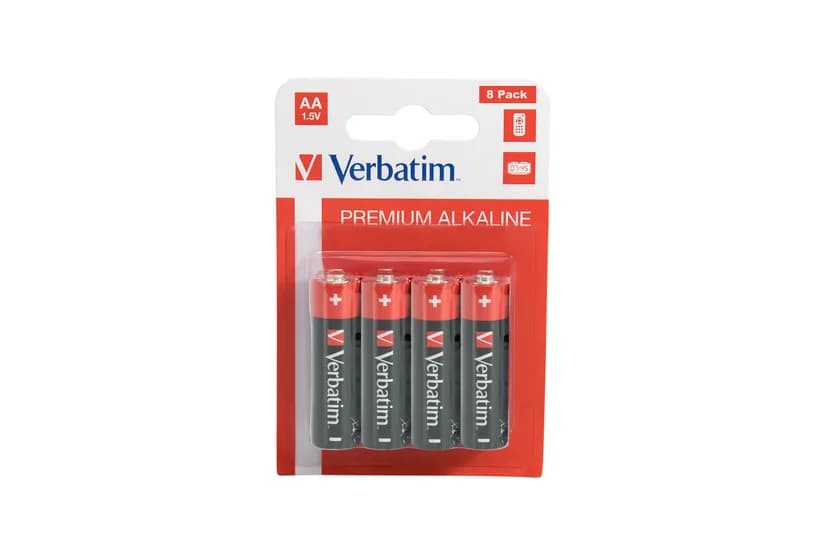 BATERIE ALCALINA VERBATIM AA 8 BUC. "49503" — miniatură