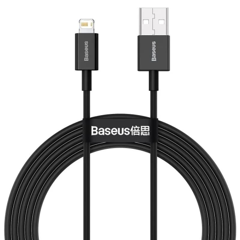 CABLU alimentare si date Baseus Superior, Fast Charging Data Cable pt. smartphone, USB Type-C la Lightning Iphone PD 20W, 1m, negru