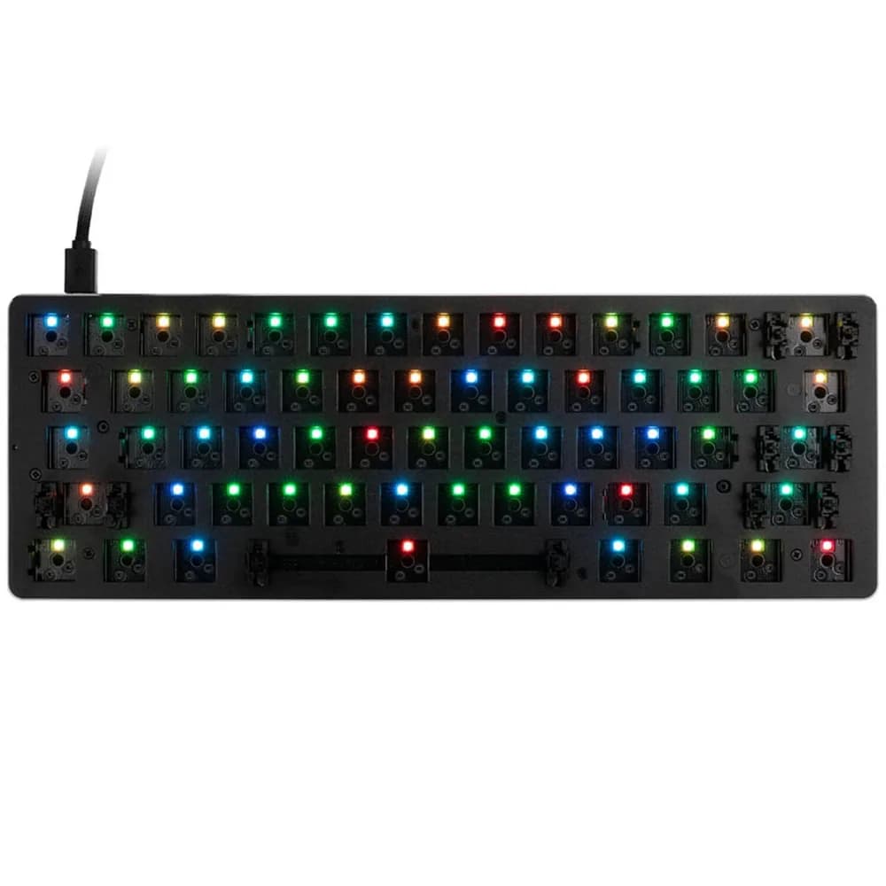 Glorious Barebone GMMK Compact, ANSI Layout, USB-C, RGB, Negru "GMMK-COMPACT-RGB"
