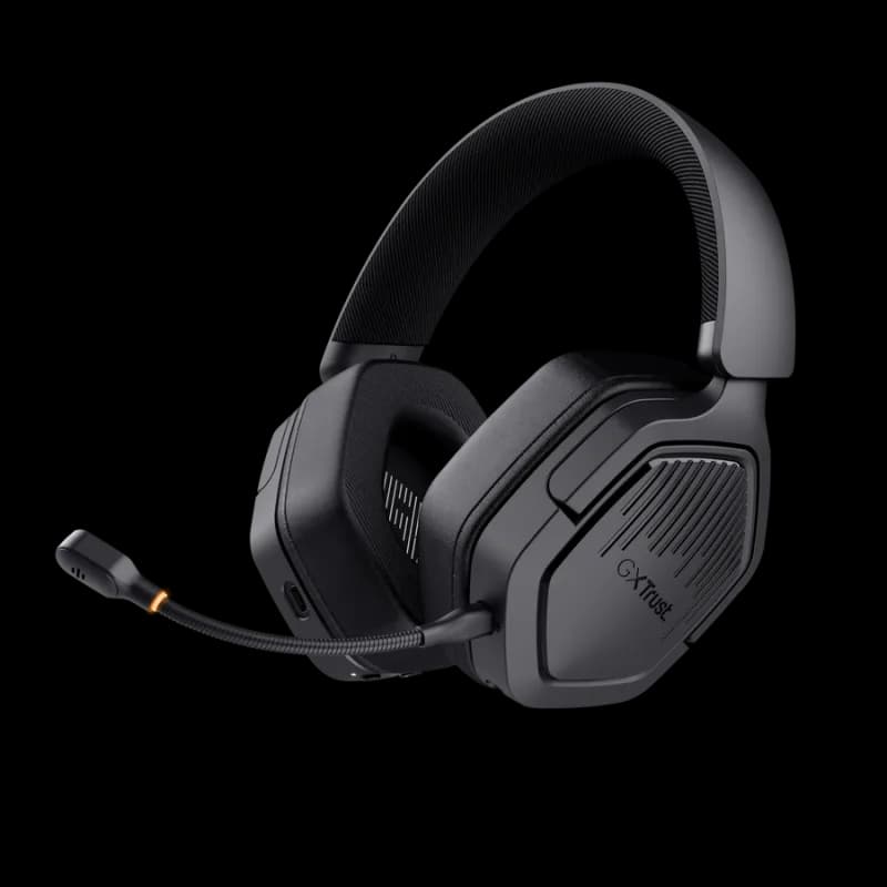 Casti Gaming Head-band Trust GXT 493PS Carus, Wireless/Wired, Negru