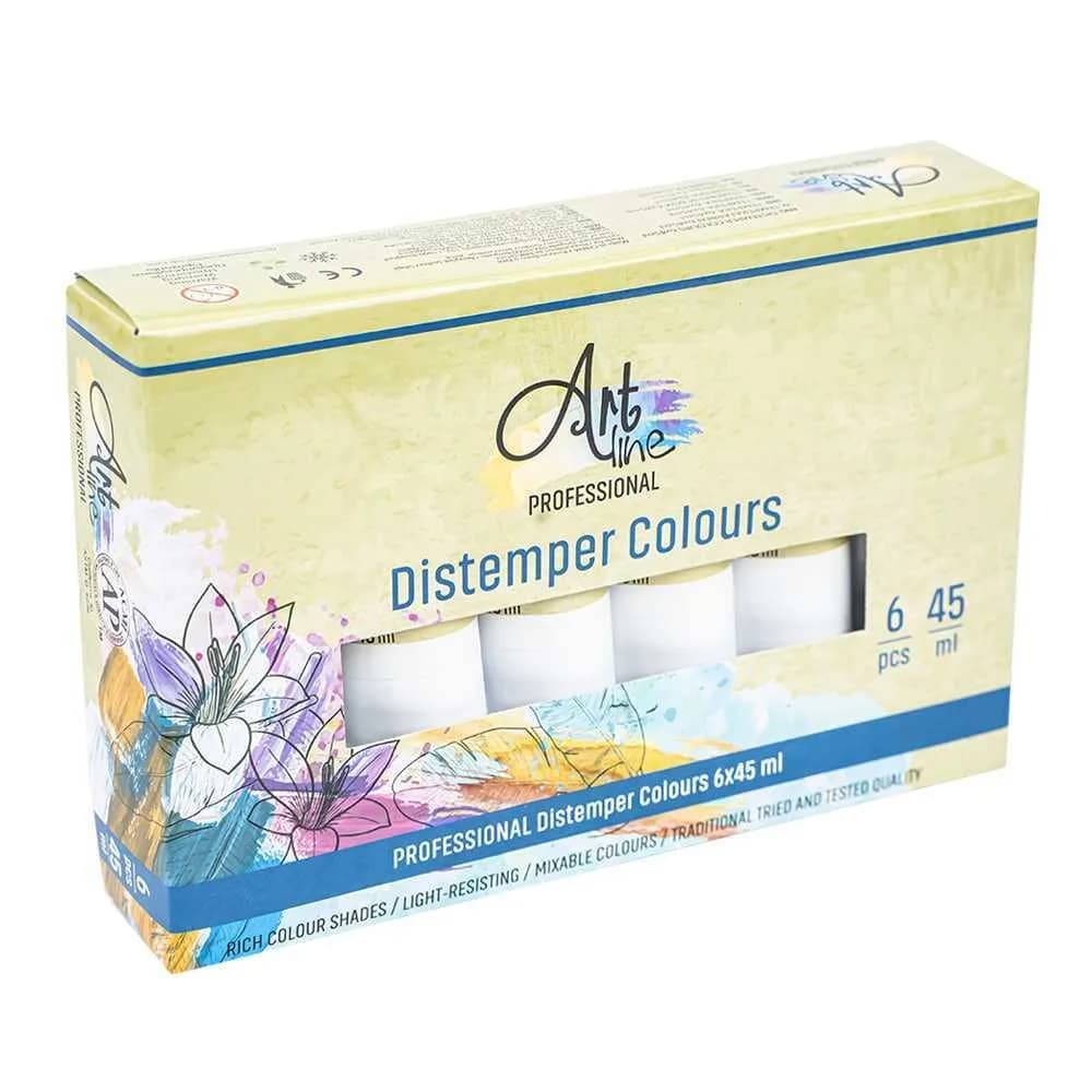 Tempera Art, CARAMIZIU, 45ml, 6 buc/set - ARTLINE — miniatură