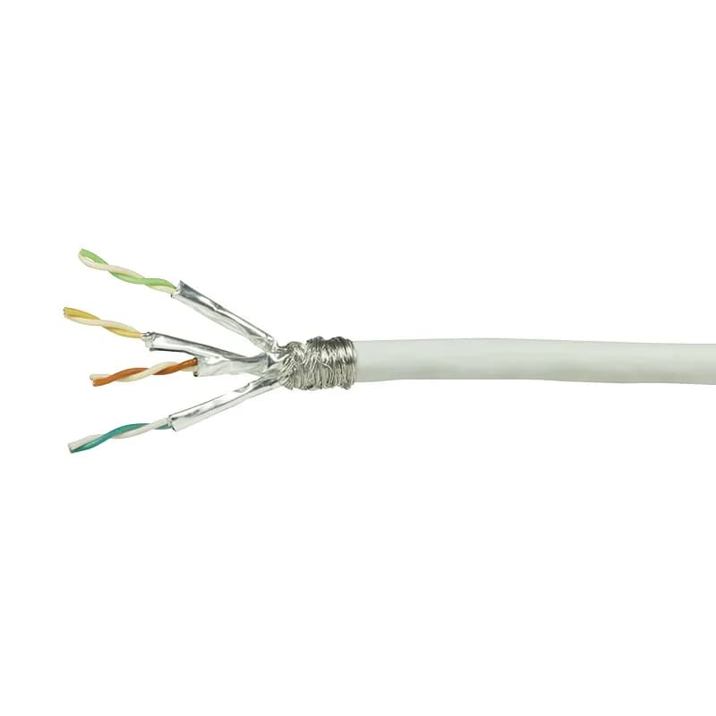 ROLA CABLU S/FTP LOGILINK Cat6, cupru-aluminiu,100 m, alb, AWG23, dublu ecranat "CPV0039"