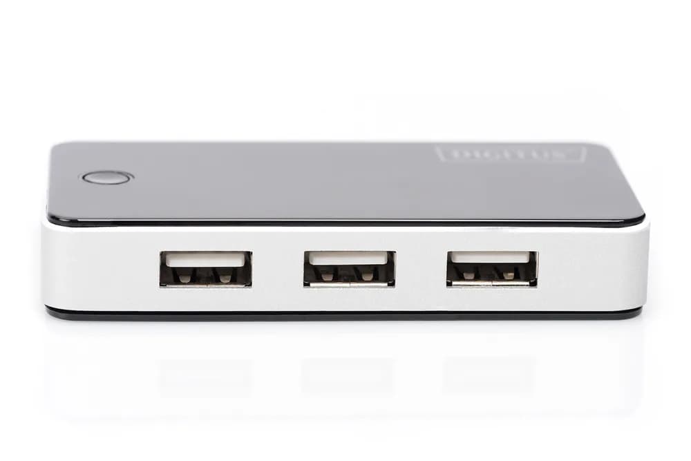 Digitus 7-Port USB 2.0 Hub Active/bk "DA-70222" — miniatură