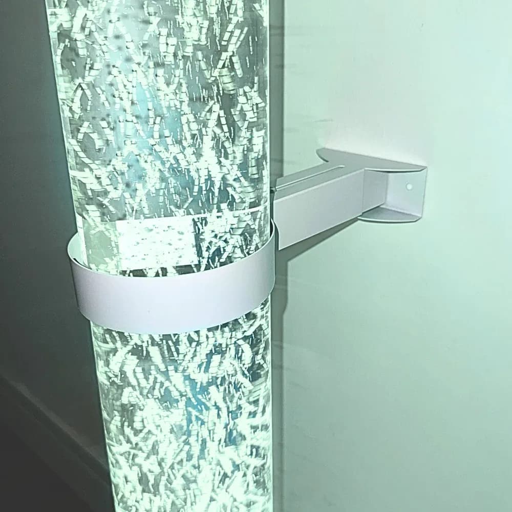 Suport Alb 10 cm (pentru Tub cu Bule Mic)