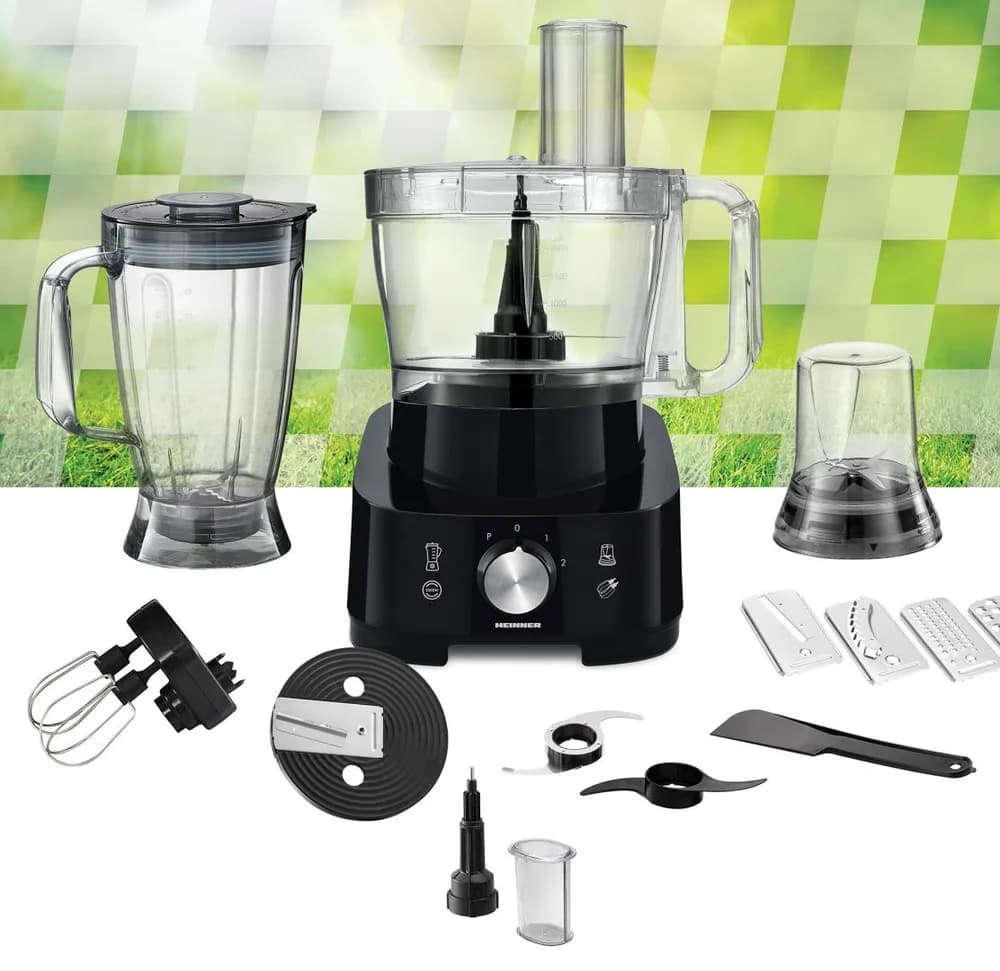 ROBOT DE BUCATARIE HEINNER HFP-1000BK — miniatură