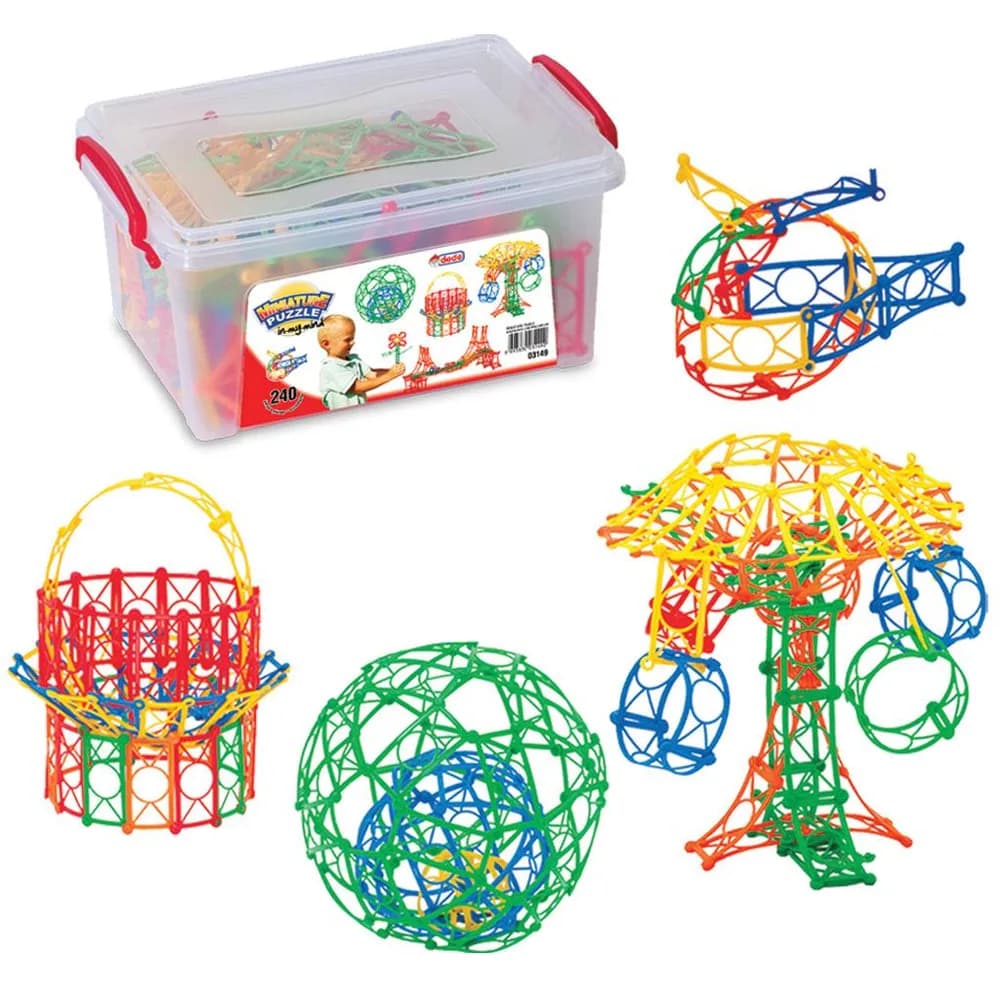 SET CONSTR. PUZZLE IN MINIATURA, 240 PCS — miniatură