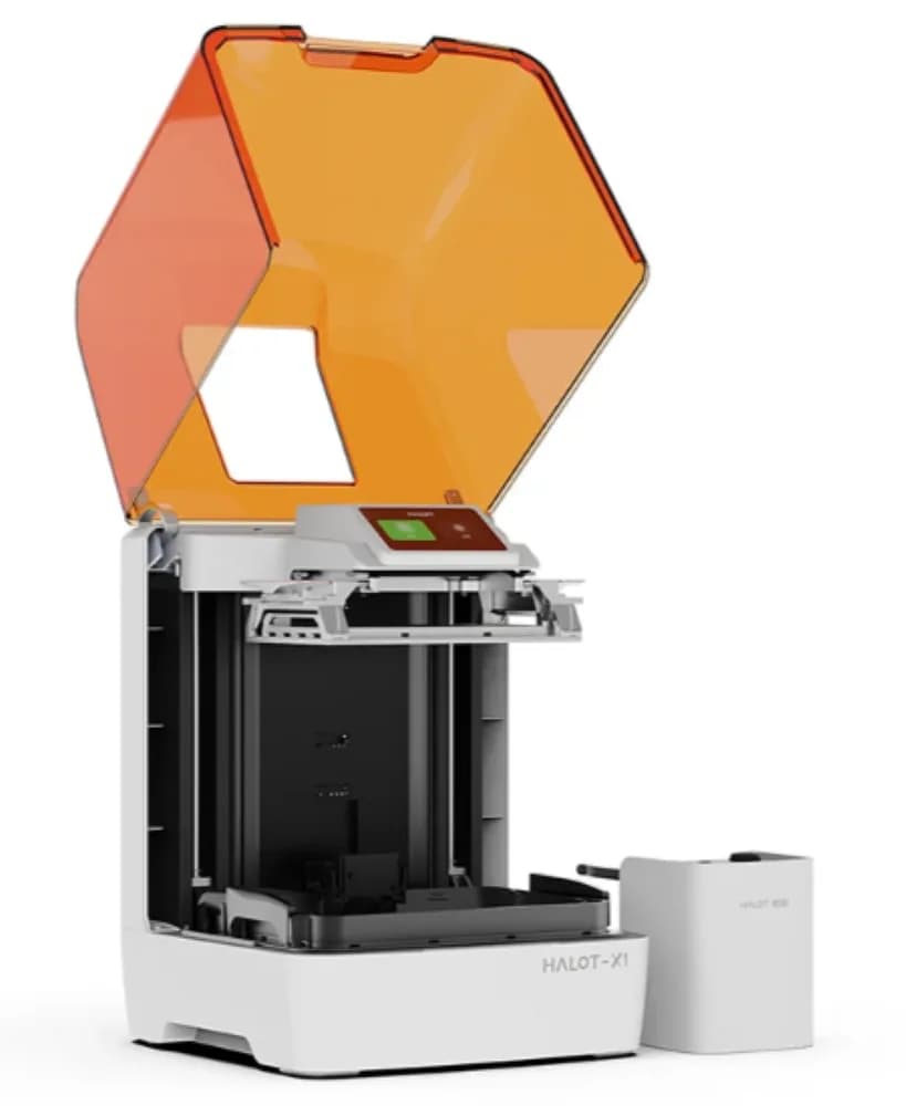 CREALITY HALOT-X1 COMBO RESIN 3D PRINTER, Tehnologie LCD, Volum printare: 211.68mm*118.37mm*200mm, Dimensiuni imprimanta: 344mm*331mm*434mm, Sursa lumina: Honeycomb Matrix, Expunere: 6500+10% μW/cm2, Rezolutie: 16K(15120*6230PX), Dimensiune pixel: 14*19μm, Acuratete axa Z: 0.01mm, Grosime strat — miniatură