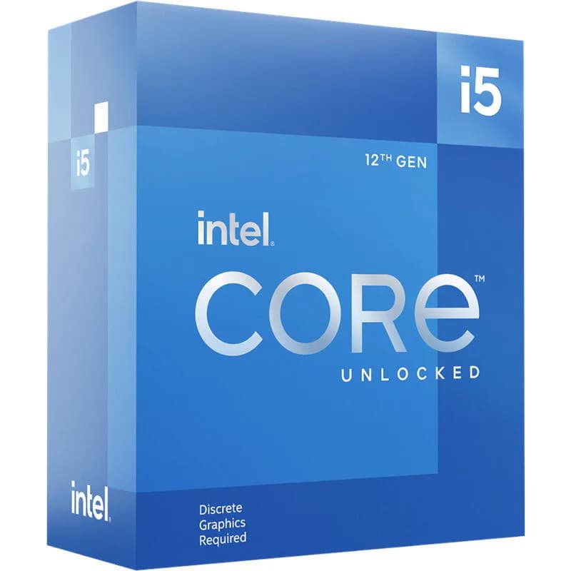 CPU INTEL i5-12600KF, skt LGA 1700, Core i5, frecventa 3.7 GHz, turbo 4.9 GHz, 10 nuclee, putere 125 W, "BX8071512600KF" — miniatură